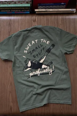 No Fade Technology cycling outfit Sweat the Small Stuff T-Shirt