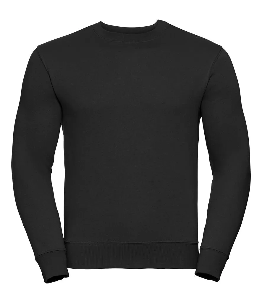 Sweatshirt with set in sleeves | BLACK Premium Quality