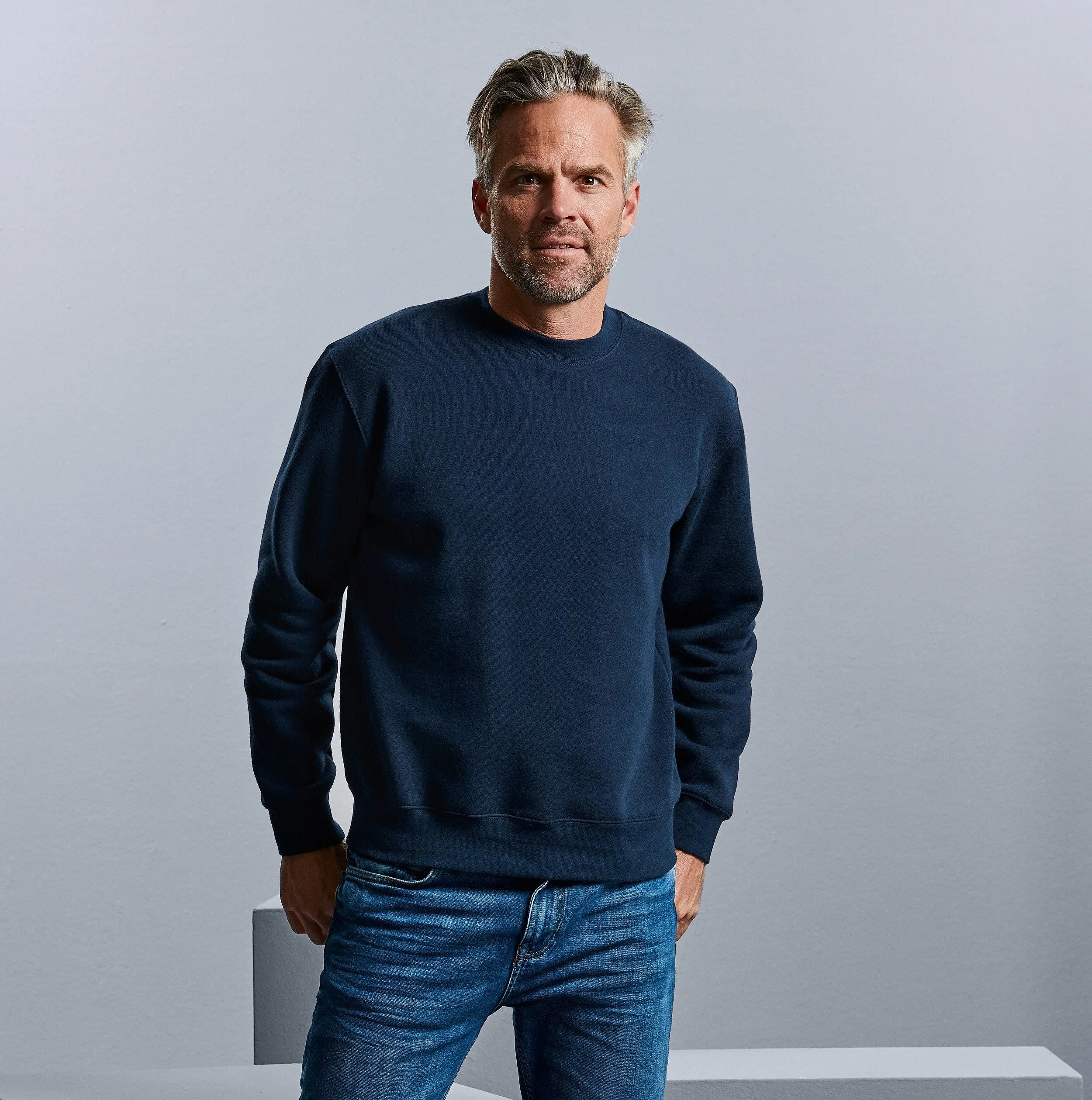 zippered Street Ready Sweatshirt with set in sleeves | BLACK