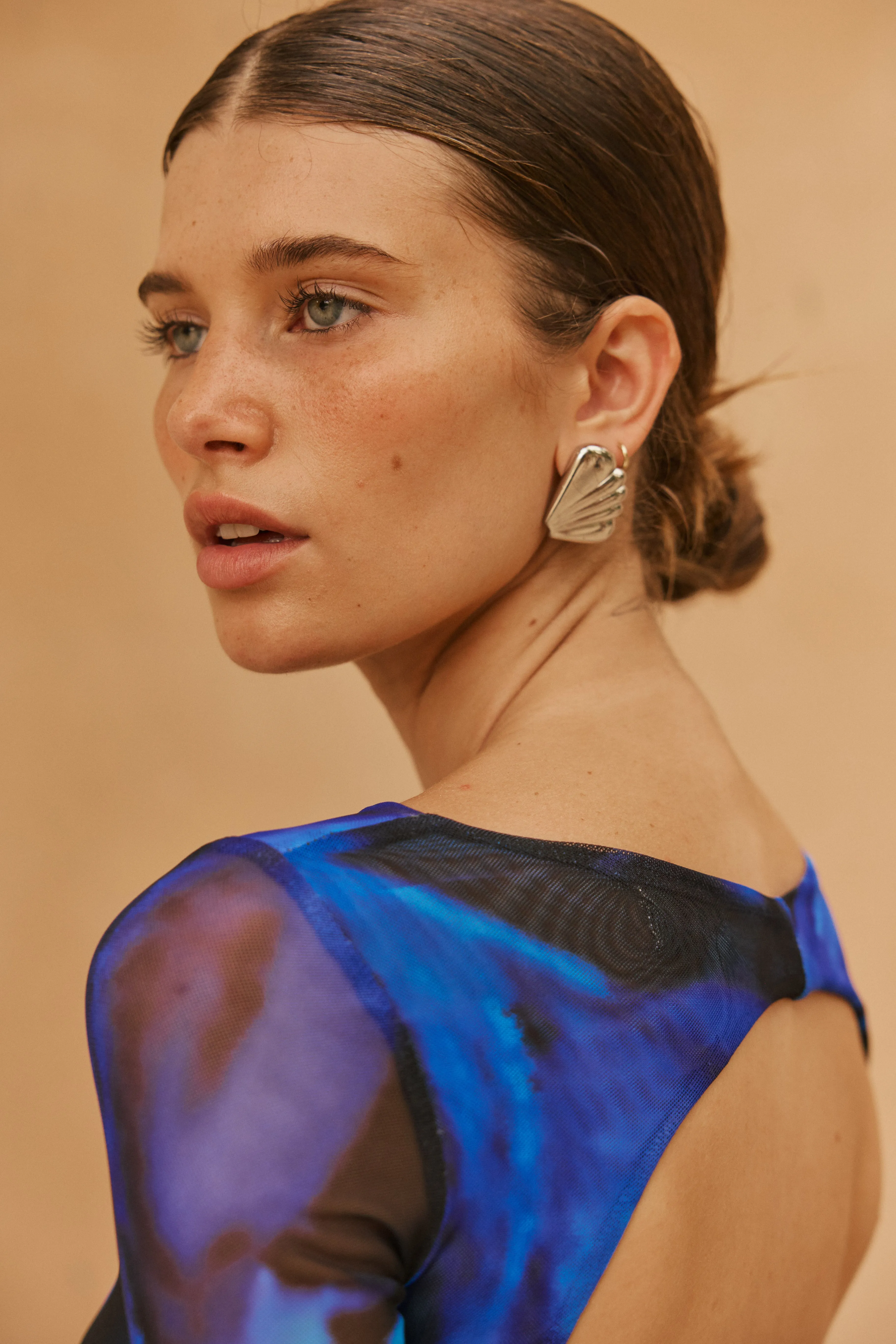 Sylvia Dress in Lagoon Happy Soul Evening Glow