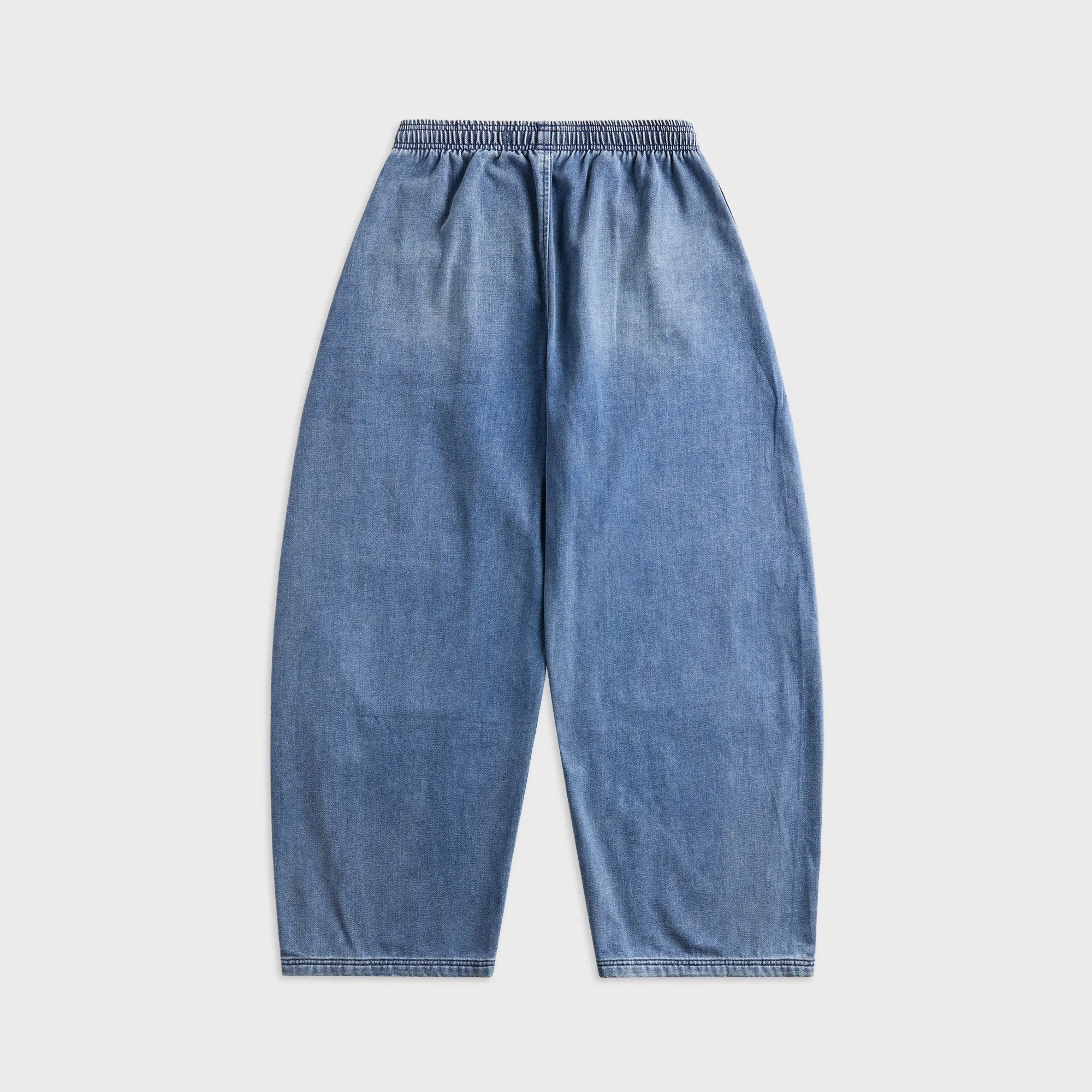 T by Alexander Wang Sweatpant with Elasticated Drawstring Waist - Washed Light Blue snag resistant