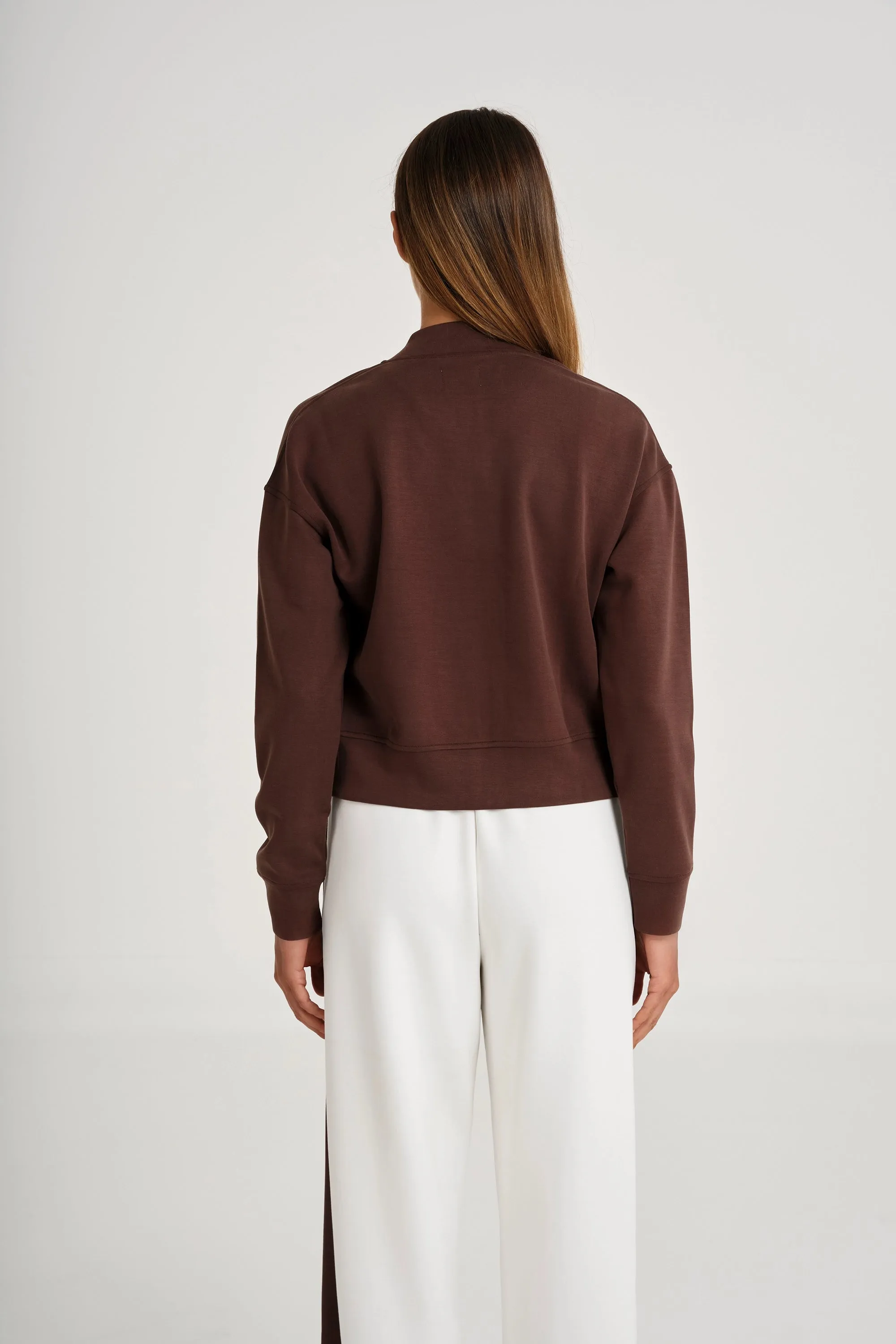 Soft Luxury Full Zip Jumper Eco Nice Reinforced Elbow Padding