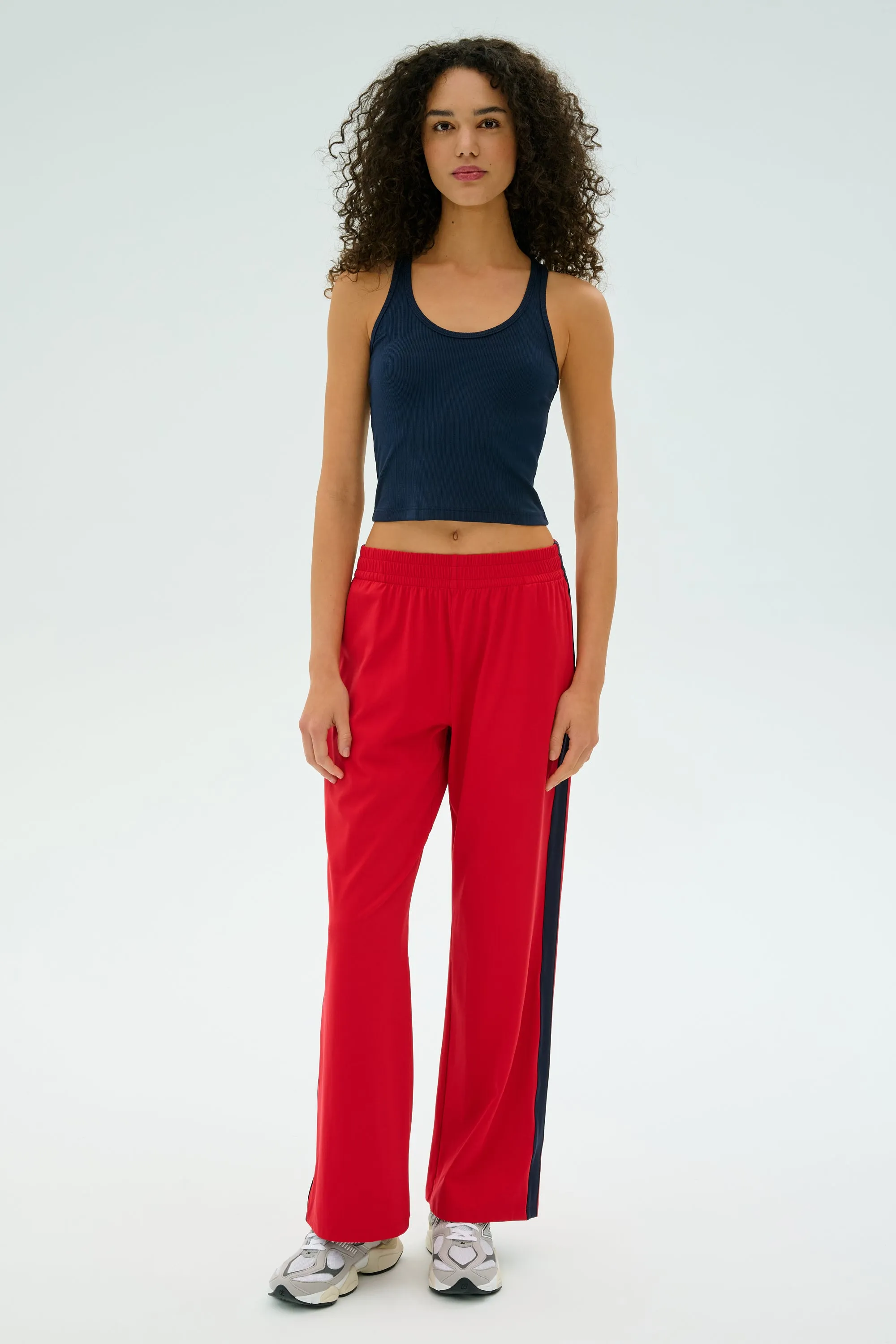 Maxie Rigor Track Pant - Pirate Red/Indigo Abrasion resistant Smart Wear