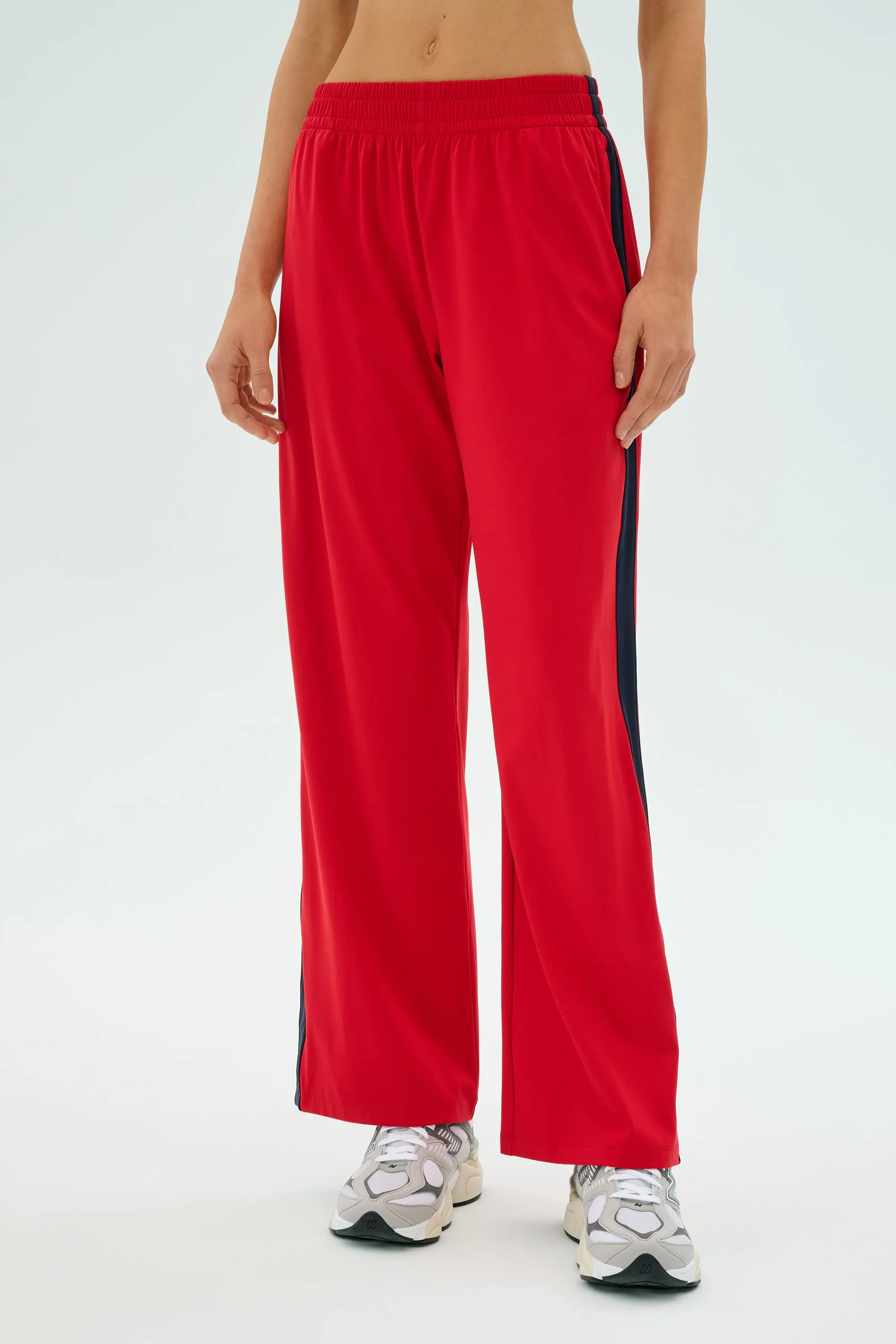Maxie Rigor Track Pant - Pirate Red/Indigo Effortless Fit SeamlessPockets