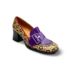Clear Glow Teisin Purple/Multi Heel Loafer