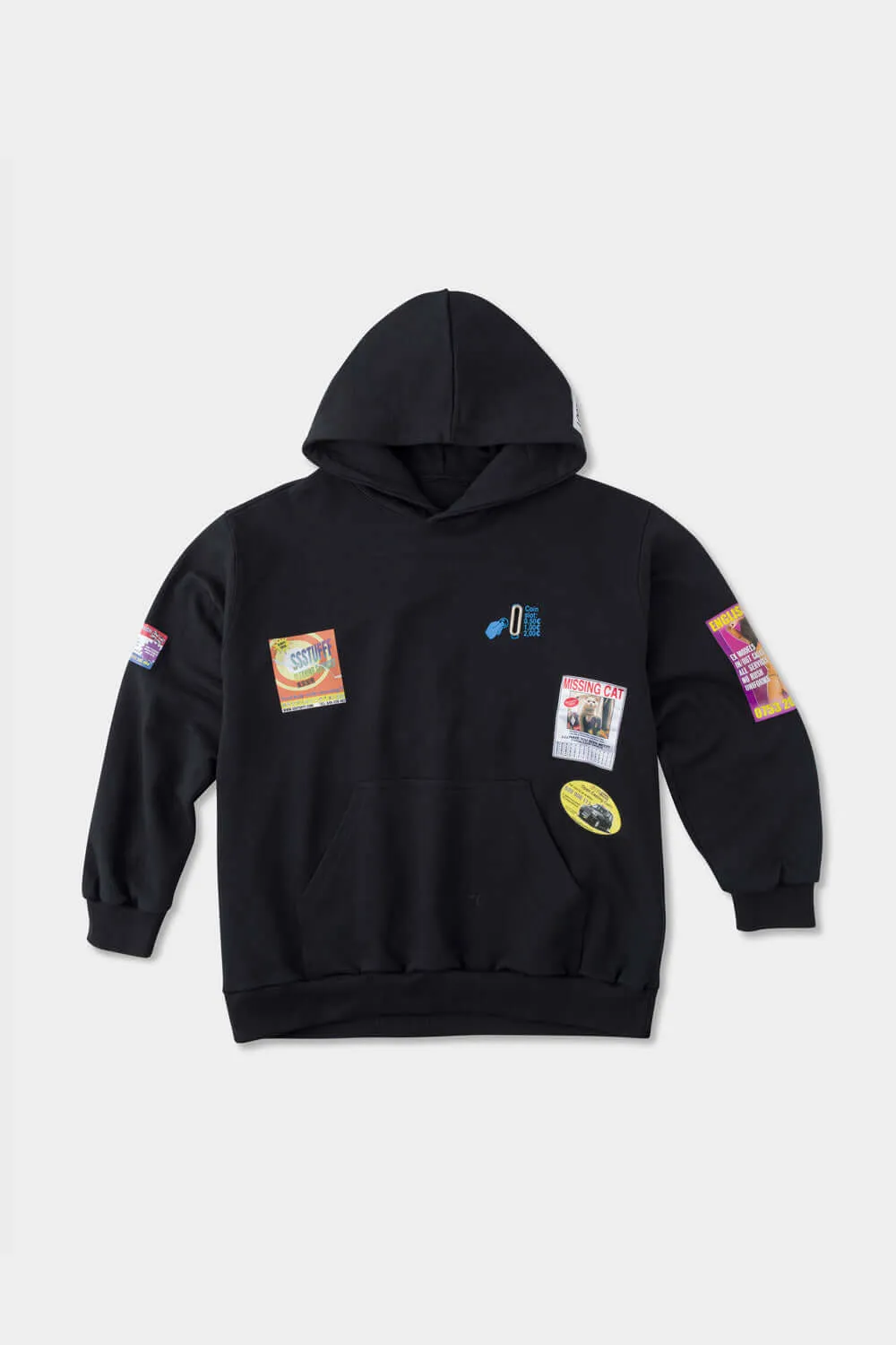 Embroidered Detail product metallic glamour Telephone Booth Hoodie