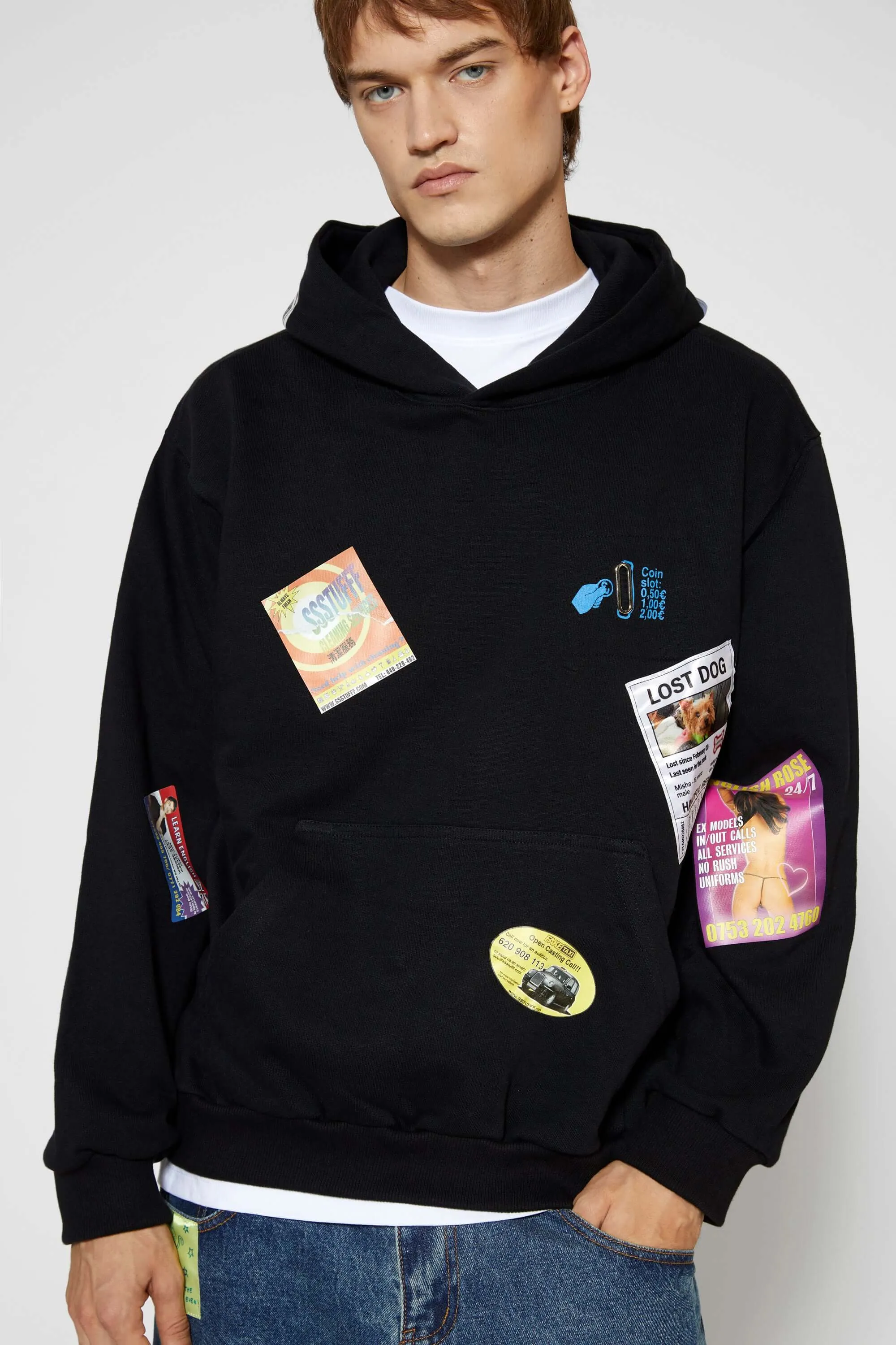 Active Design Sporty apparel Telephone Booth Hoodie