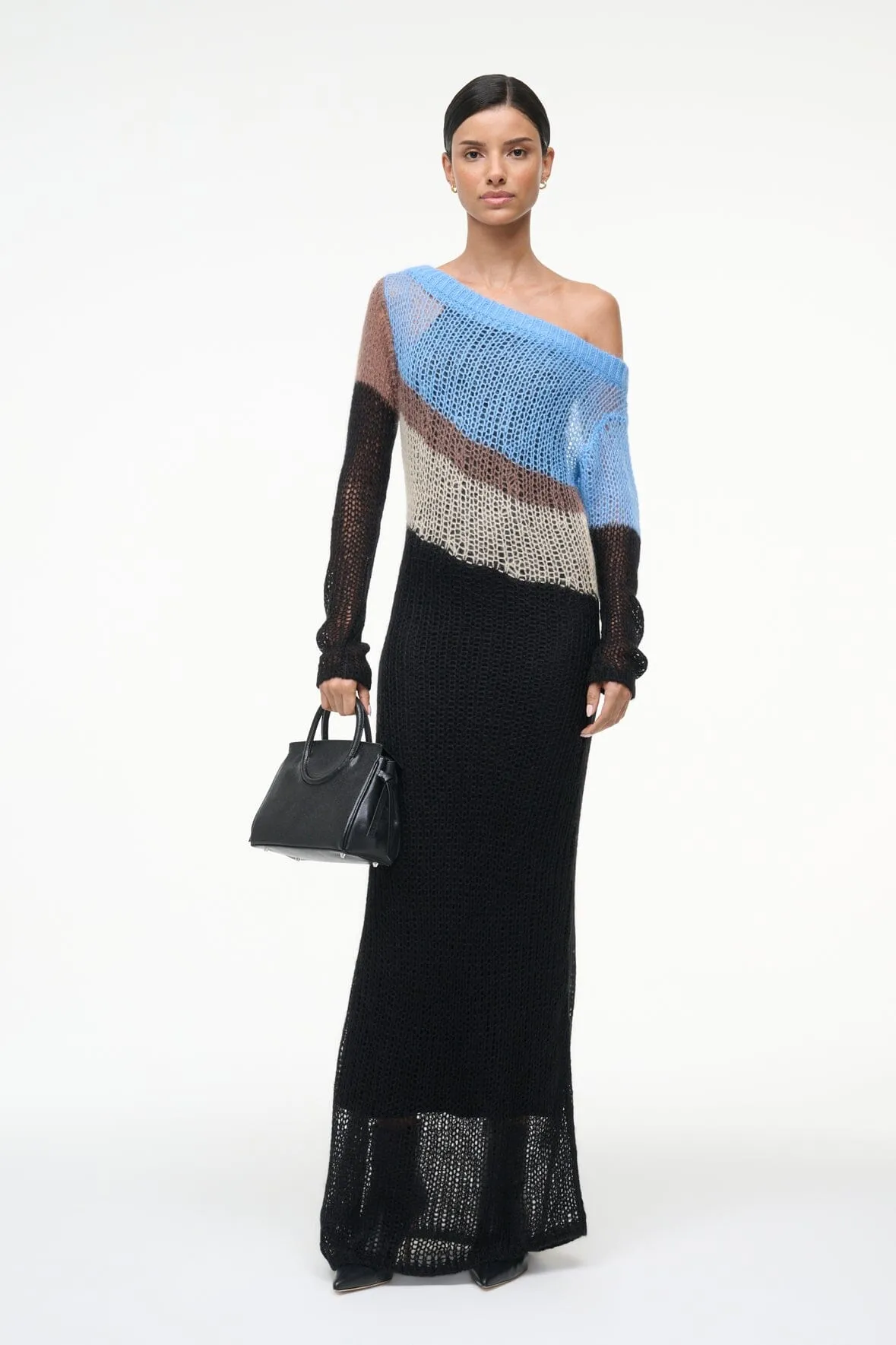 Off-Shoulder TESSA DRESS | COUNTRY BLUE MULTI