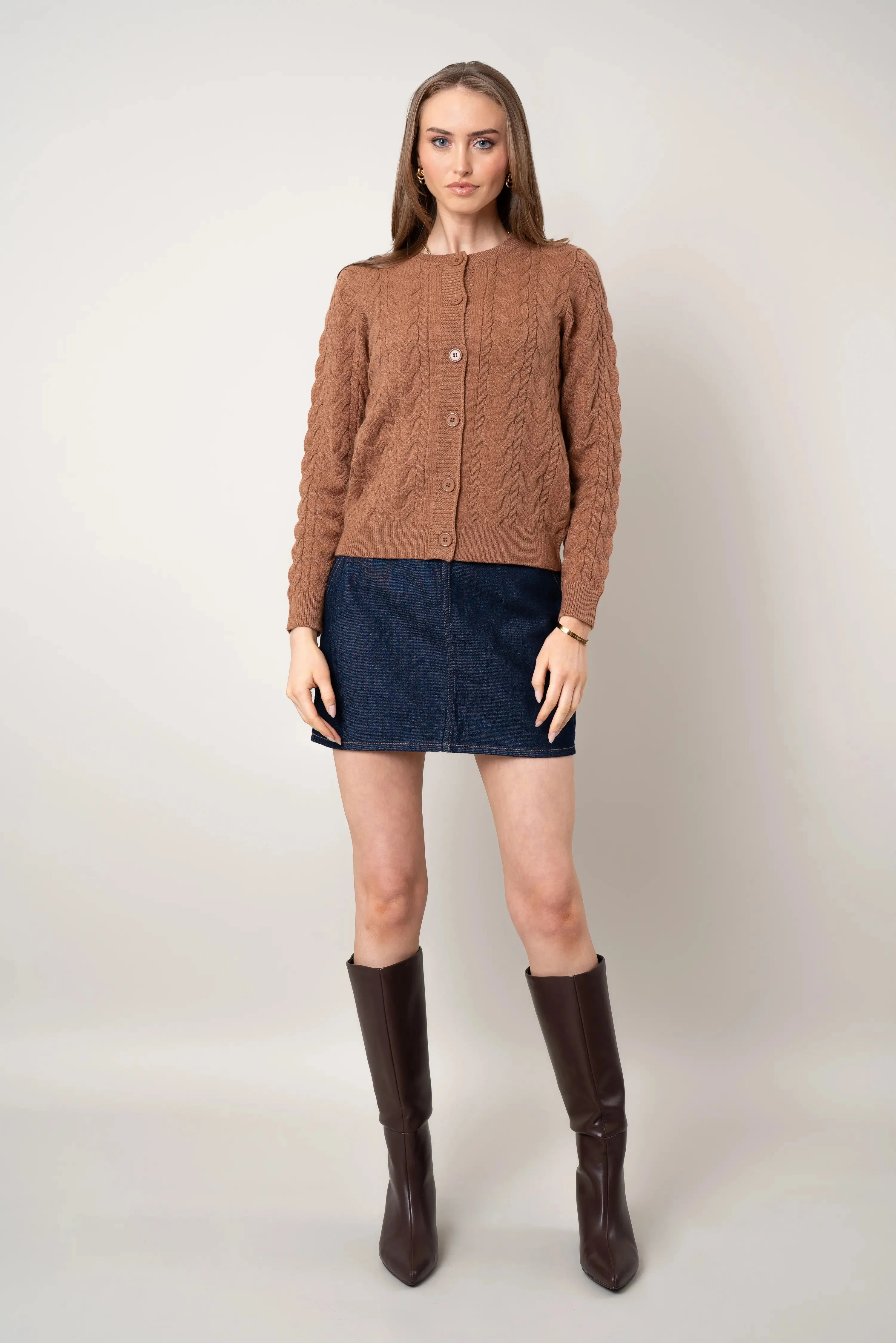 The Cable Cardigan Morning Ease