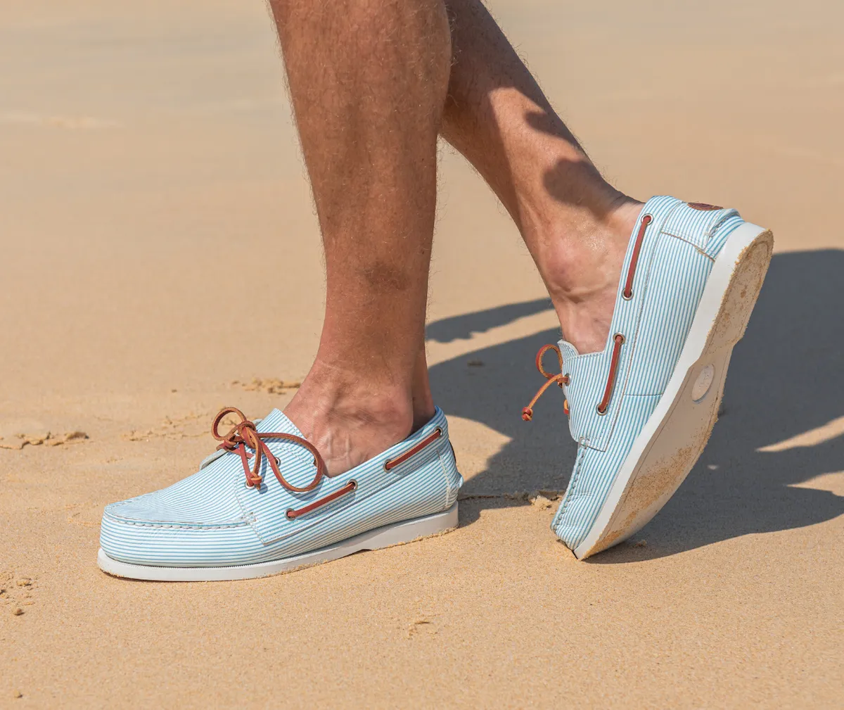 The Classic Hinder Seersuckers Boat Shoe Effortless Style Water Resistant Construction