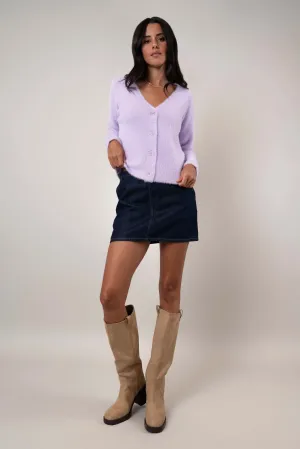 The Featherweight Plush Cardigan Plane Mood