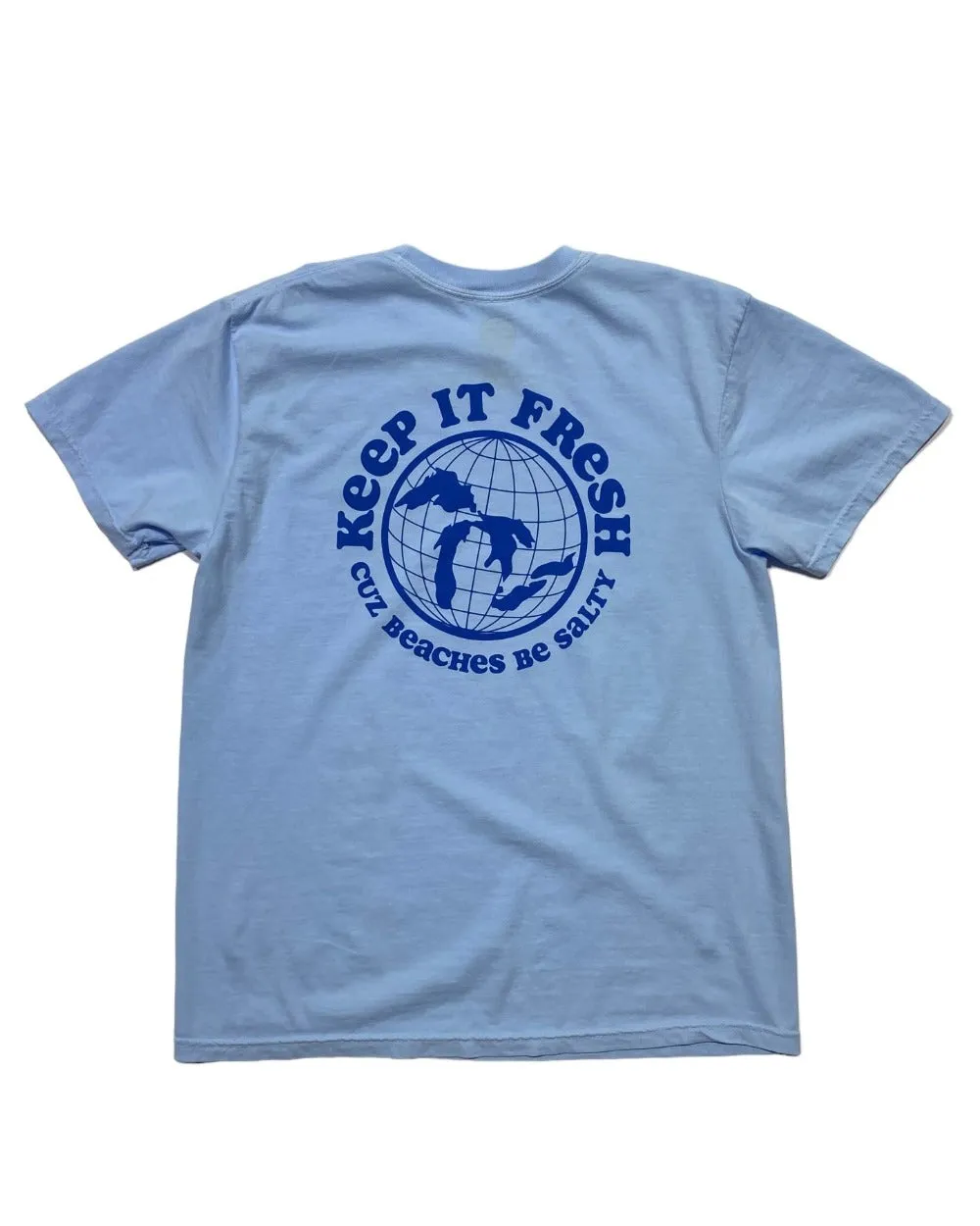 The Great Lakes State - Keep It Fresh - T-Shirt - Light Lake Blue Cycling endurance