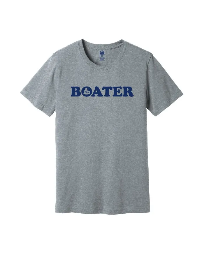 Chilly Layer Chilly Wear The Great Lakes State Lake St. Clair Boater T-Shirt - Heather Grey