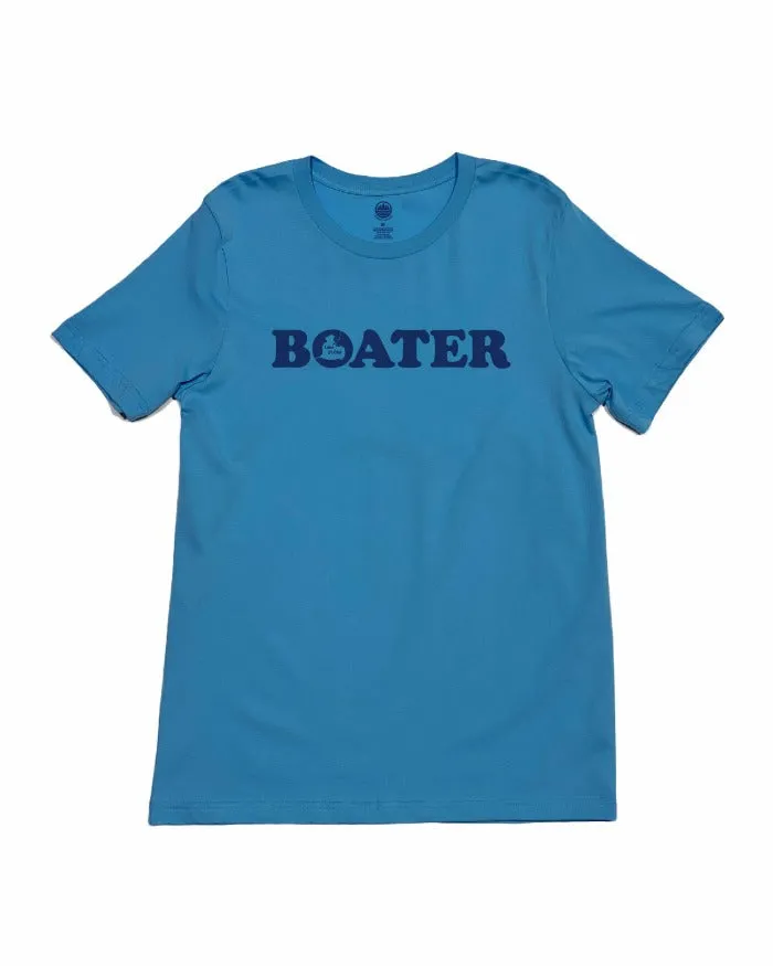 The Great Lakes State Lake St. Clair Boater T-Shirt - Lake Blue Perfect for Travel