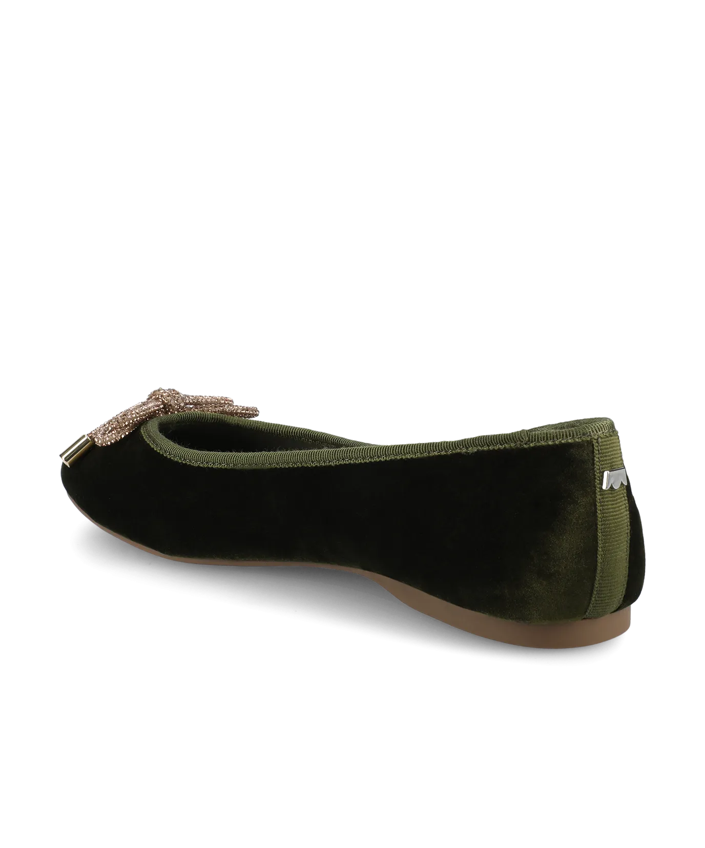 The Hummingbird - Evergreen Velvet Jeweled Bow Light Motion Steady Ride