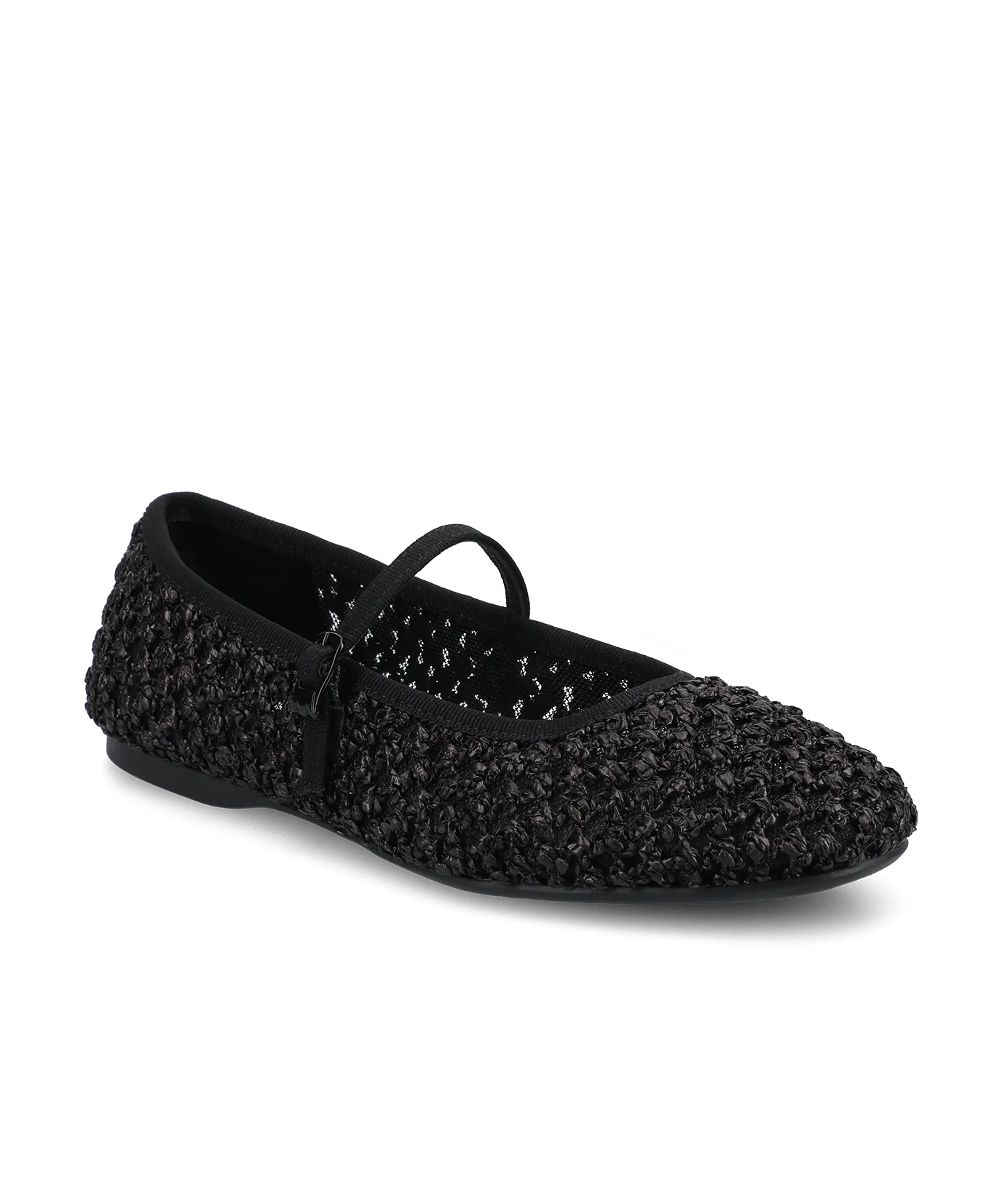 The Hummingbird Mary Jane - Black Openweave Relax Days Travel Walk