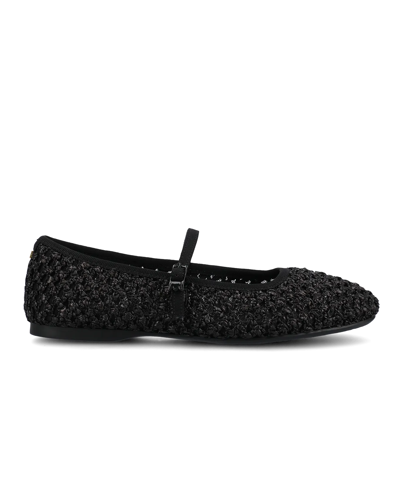 The Hummingbird Mary Jane - Black Openweave Slip Proof