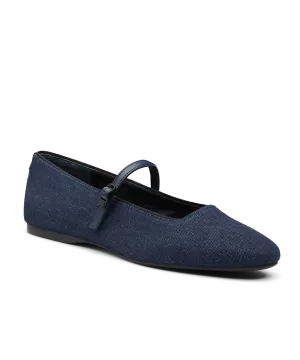 Contoured Insole Shape Petal Jog The Hummingbird  Mary Jane - Denim
