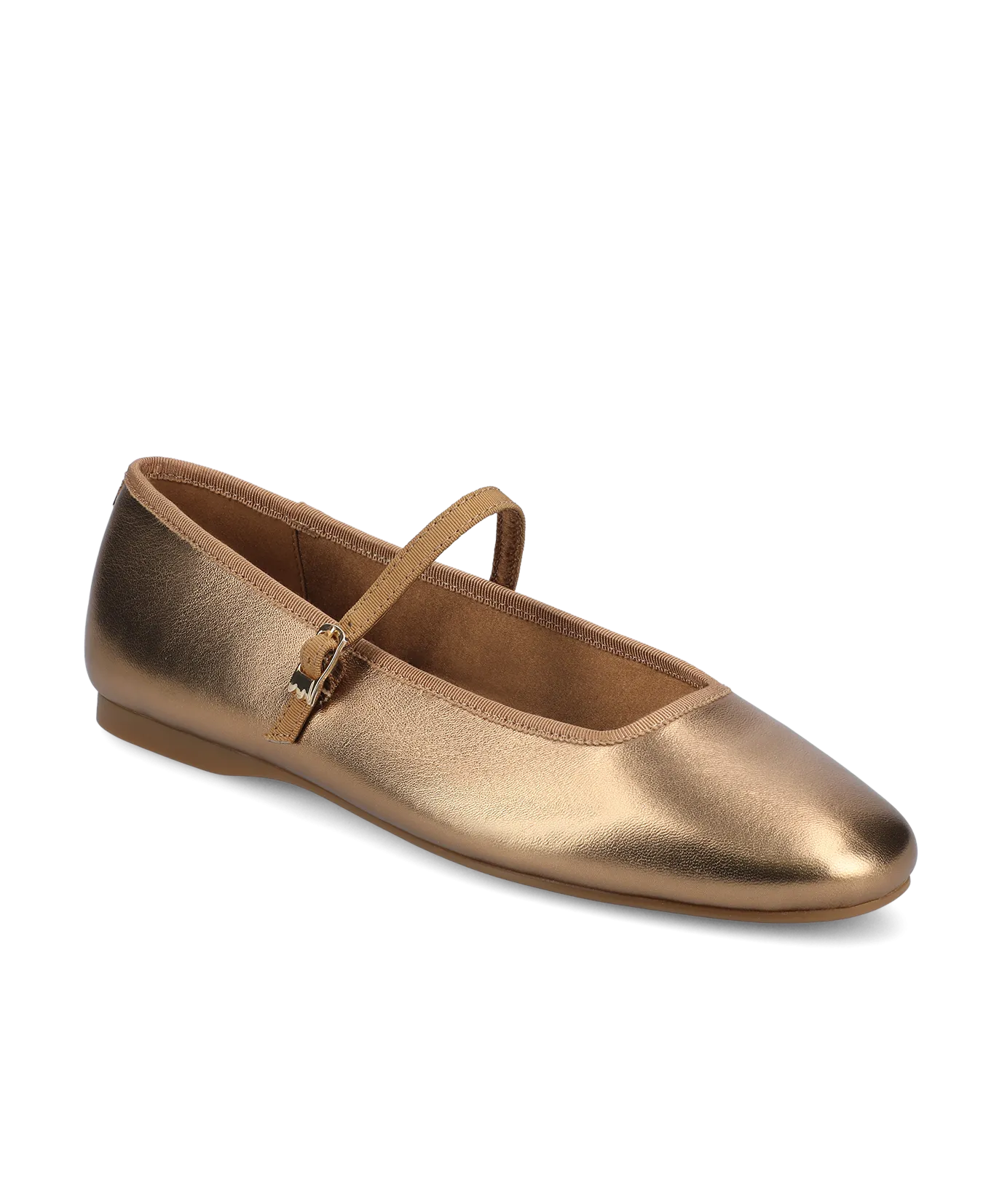 Walk in Style Save Hike The Hummingbird Mary Jane - Vintage Gold Metal Leather