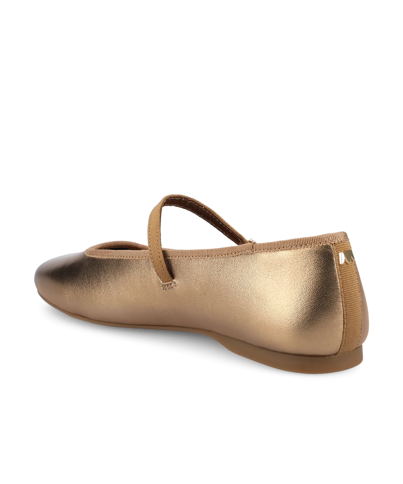 The Hummingbird Mary Jane - Vintage Gold Metal Leather Activity Use