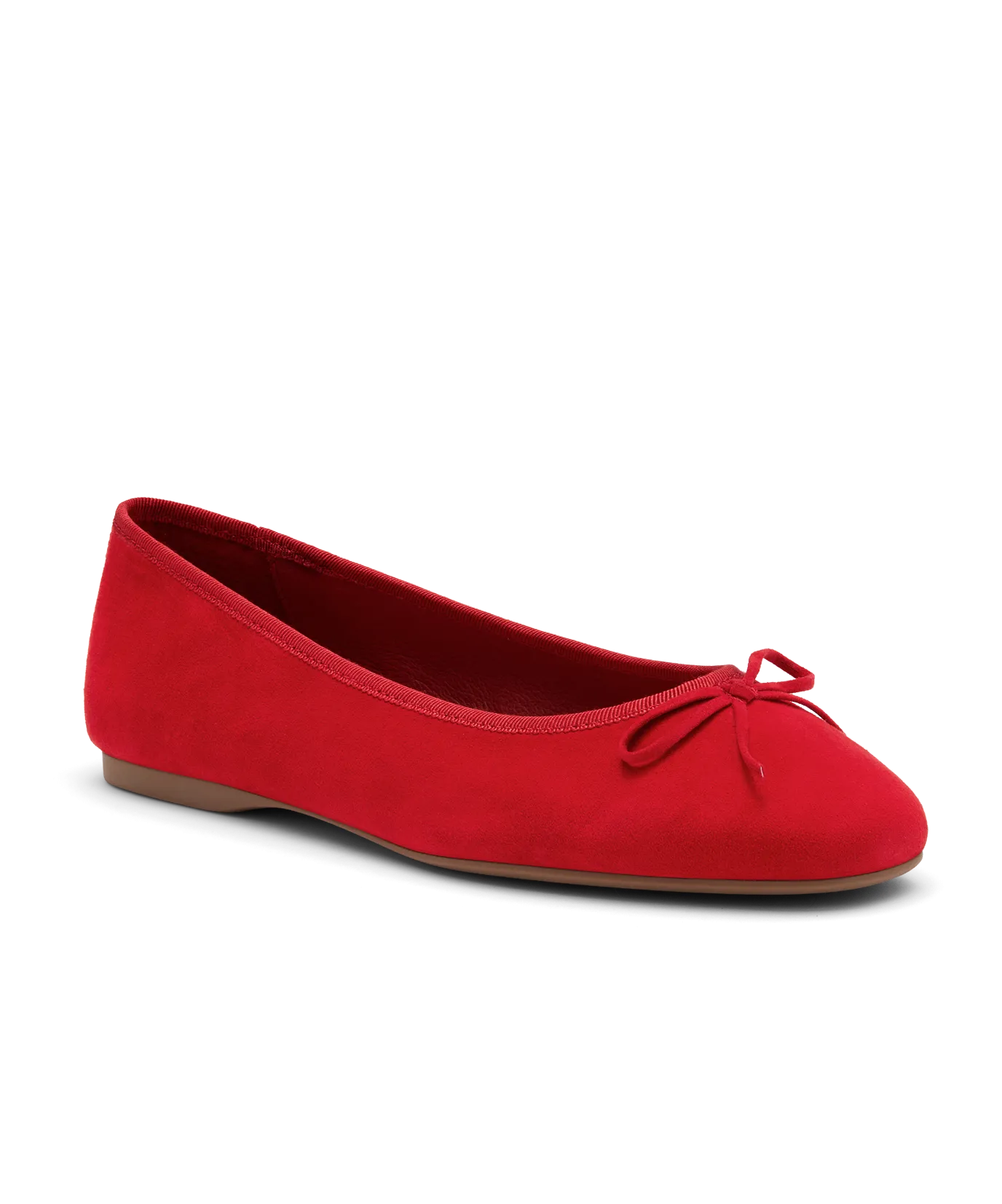 The Hummingbird - Red Suede Ankle Collars River Jog
