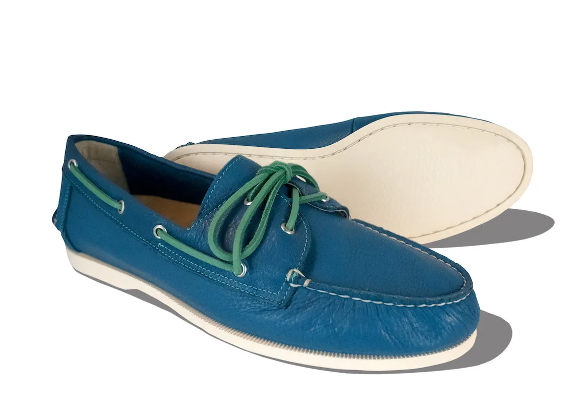 The Pebble Blues Boat Shoe Breath Comfort Flexible Material