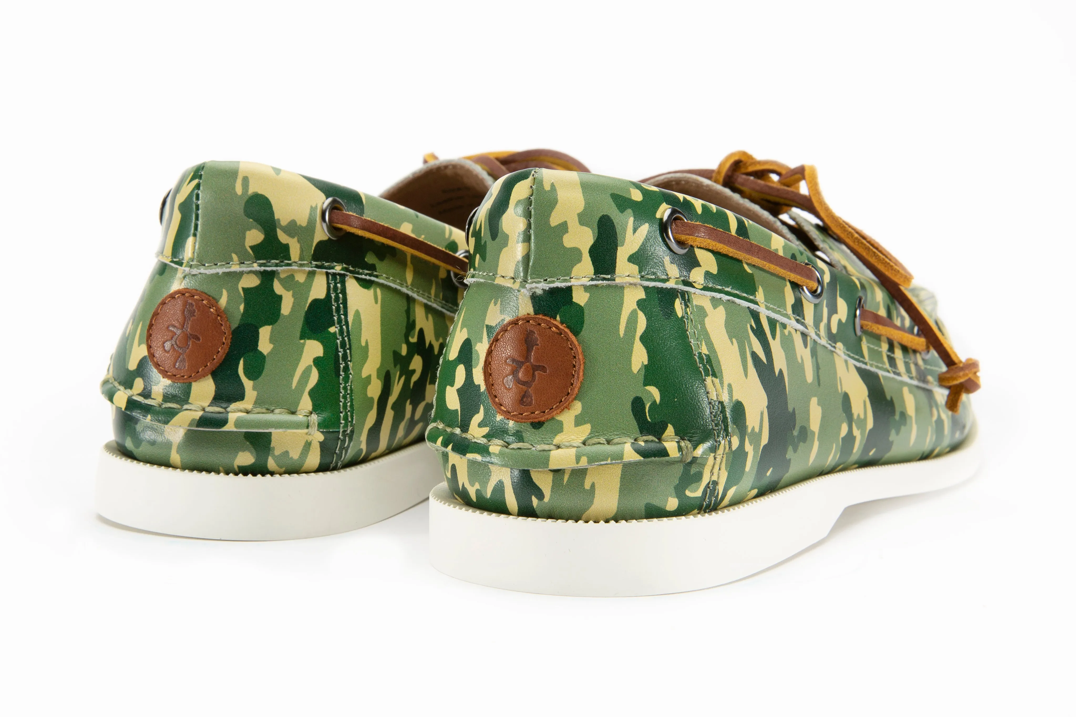 synthetic leather The Rugged Camos Boat Shoe