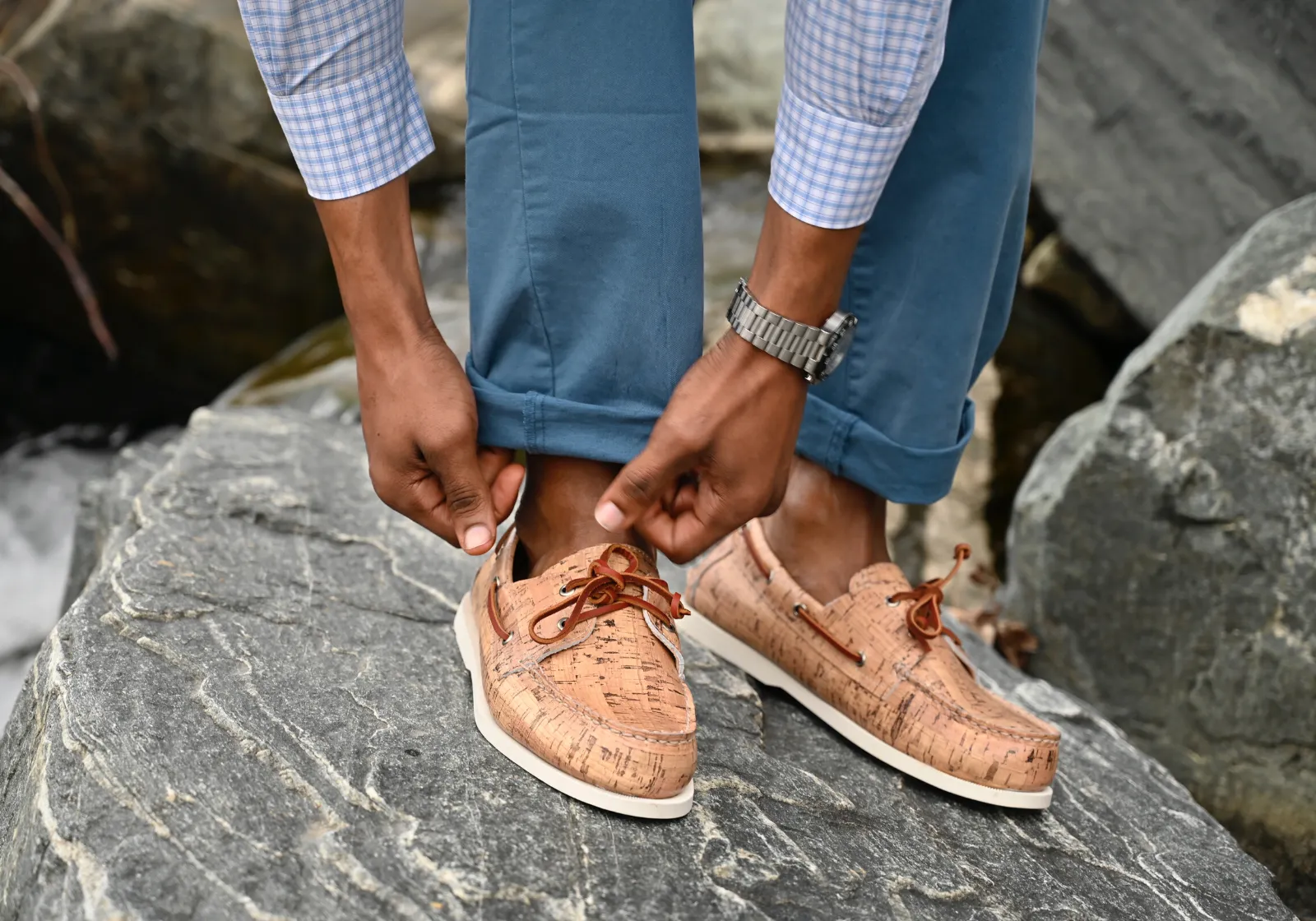 Timeless Style Footwear Smooth Flex The Wine and Dines Boat Shoe