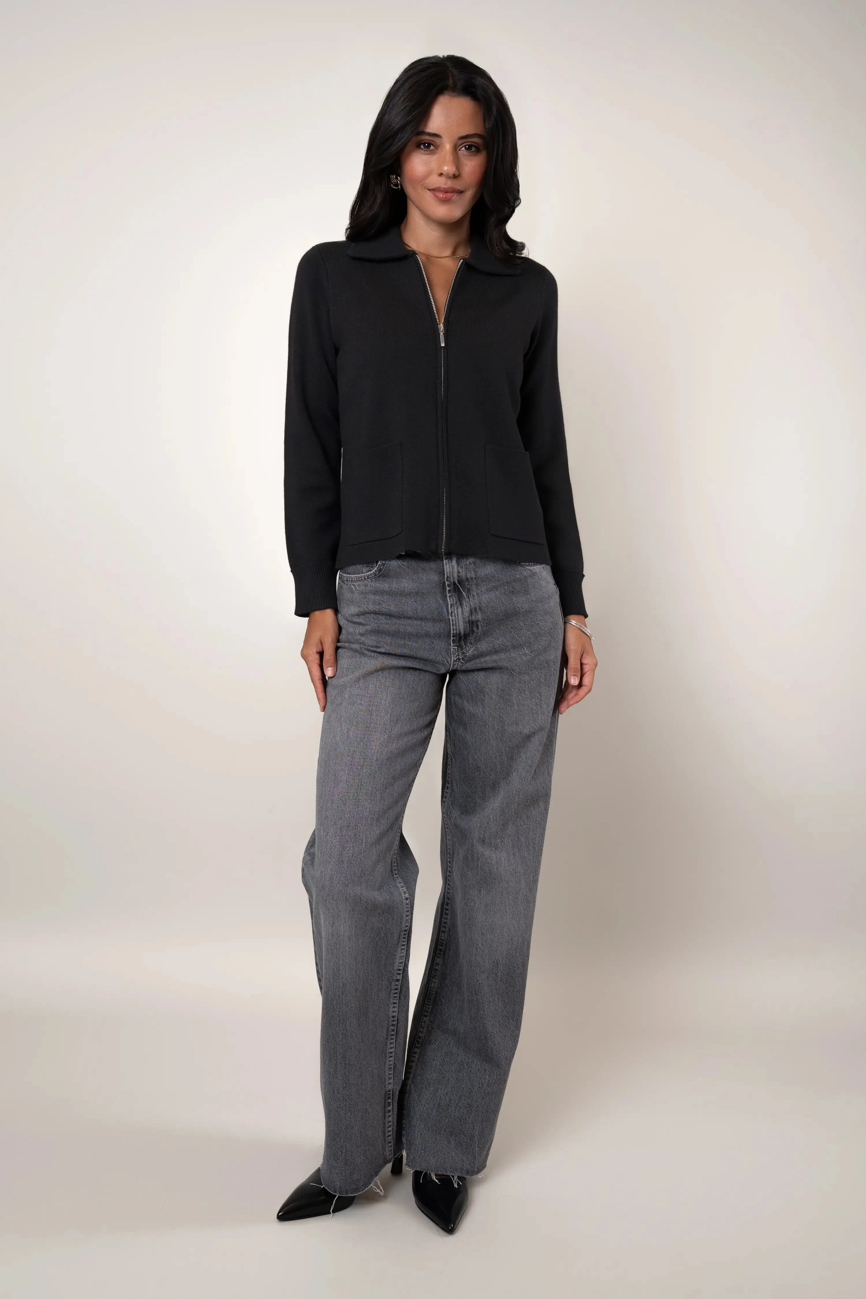 Flight Fit The Zip Collar Cardigan