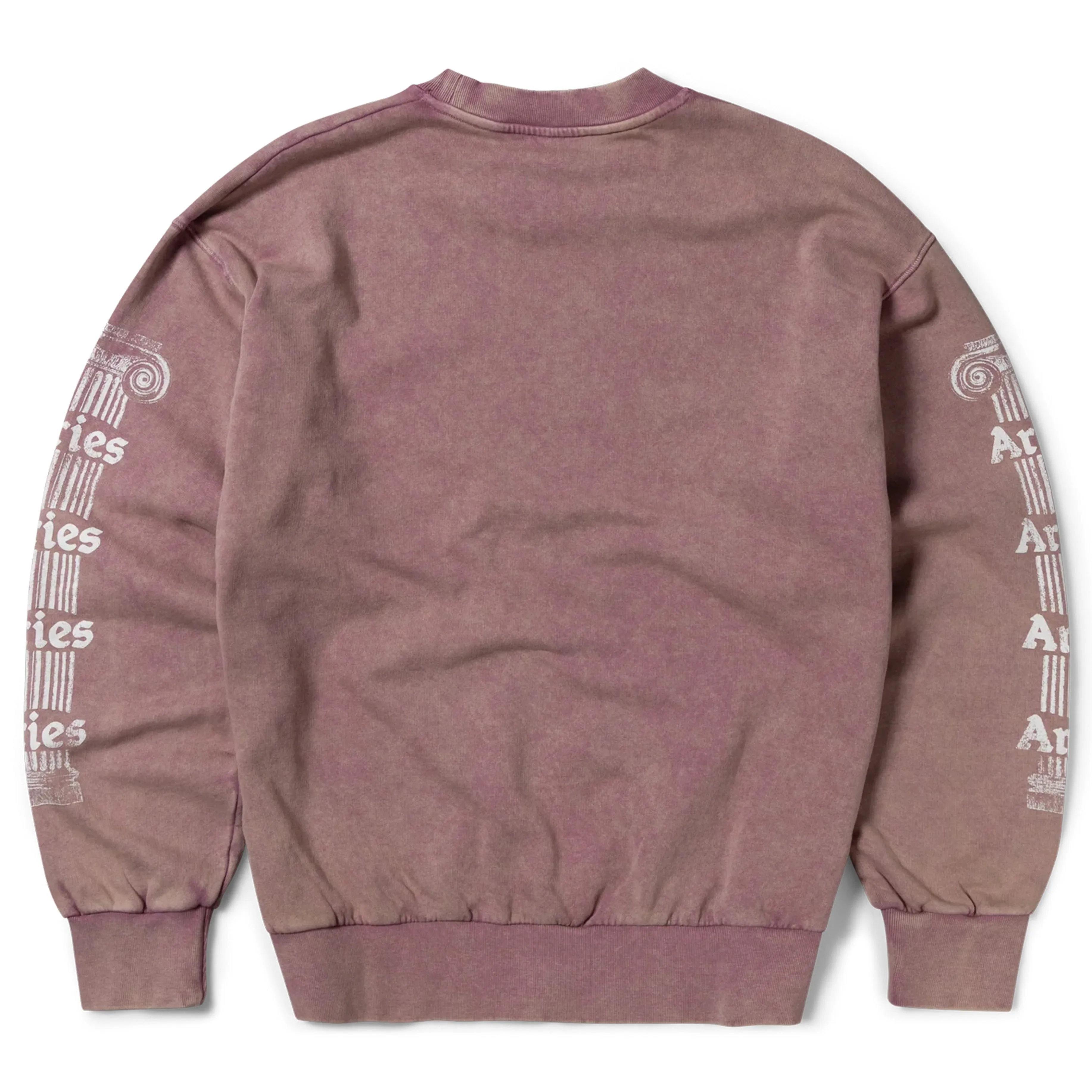 product checkered classicism Aries Womens Aged Ancient Column Sweat Pink