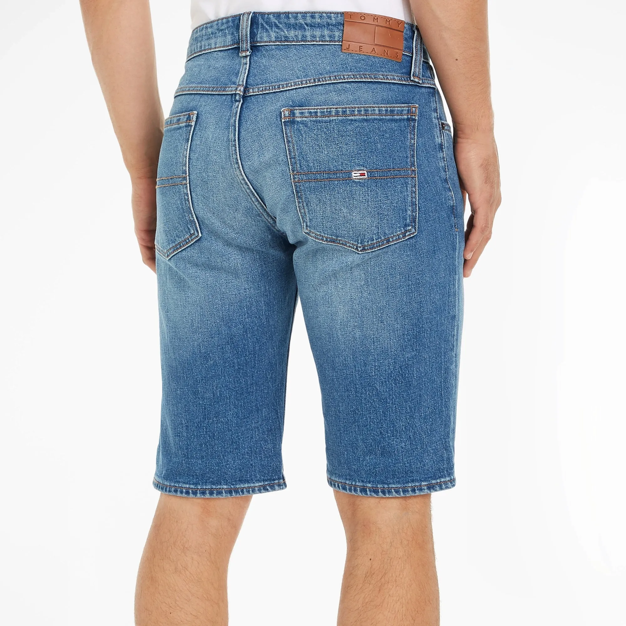 Tommy Jeans Ronnie Denim Shorts - Denim Medium Simple Flex Contemporary Design