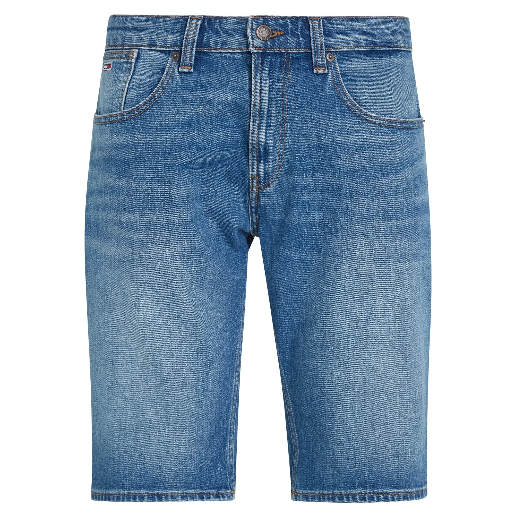 Comfort Layer Wear Compact Storage Feature Tommy Jeans Ronnie Denim Shorts - Denim Medium