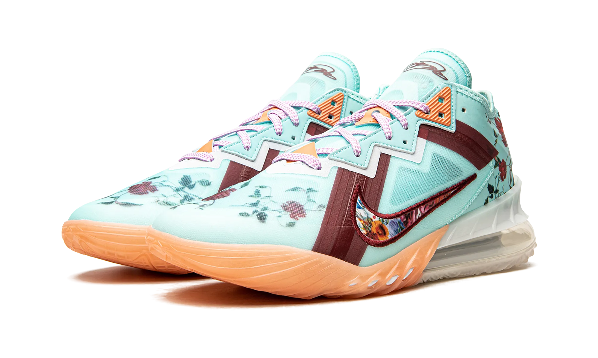 quick - drying lining shoes fluorescent running shoes LeBron 18 Low "Mimi Plange - Daughters"