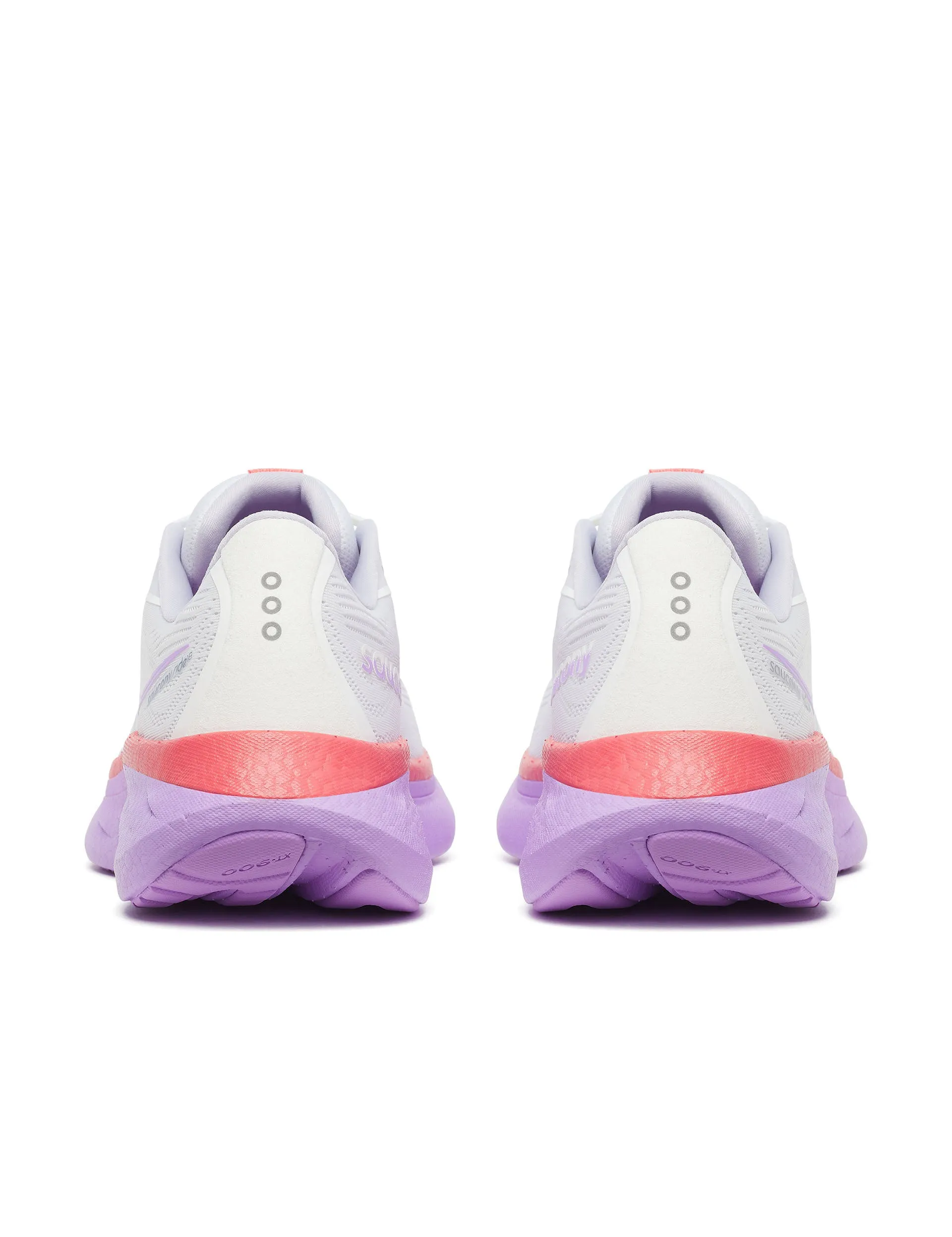 Ride 18 - White/Coral gel insole shoes Modular Replaceable Parts