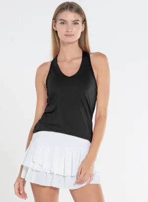 V Neck Tank SustainableManufacturing proper length