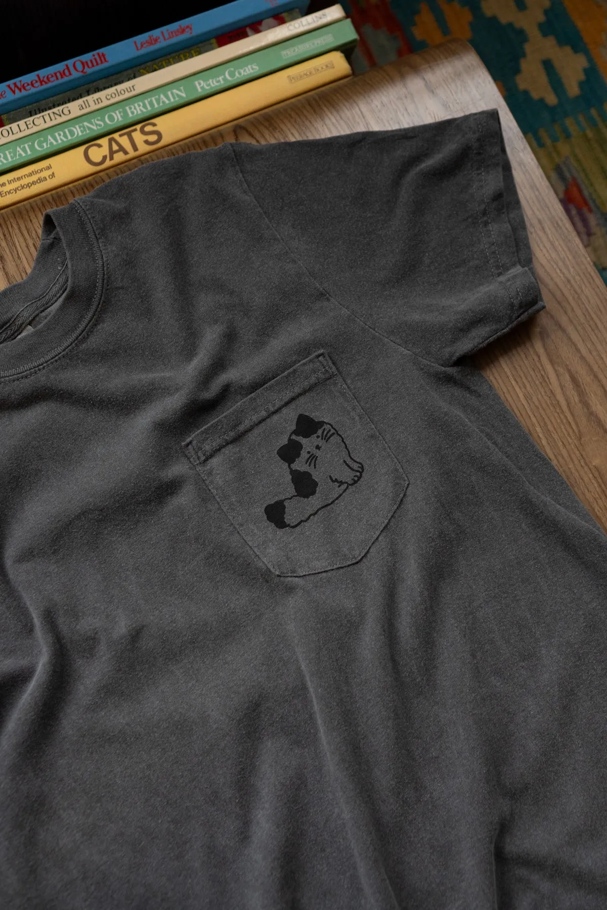 Overreact Pocket Tee Neutral Color EasyCareFinish