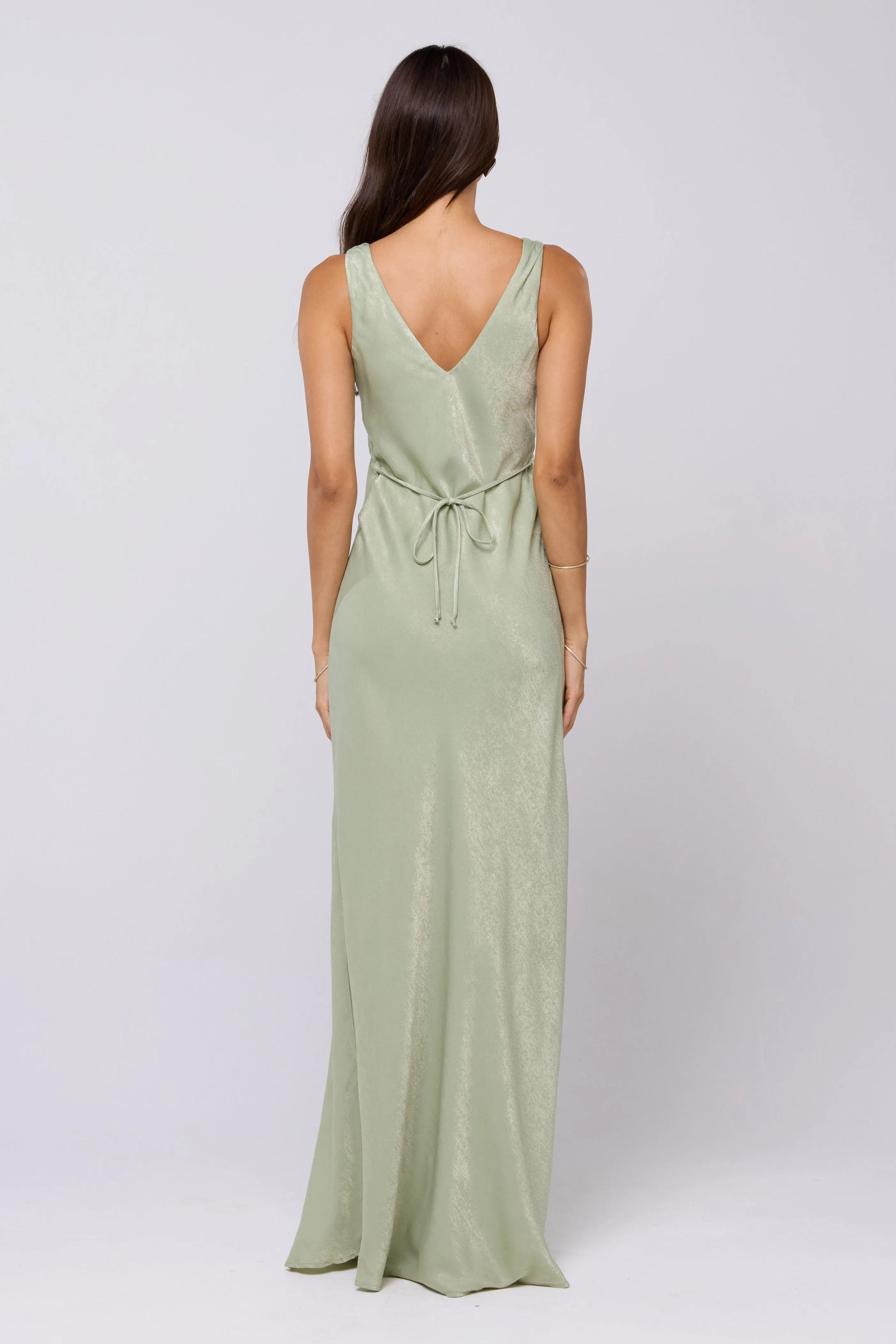 Aura Glow Violet Maxi in Sage
