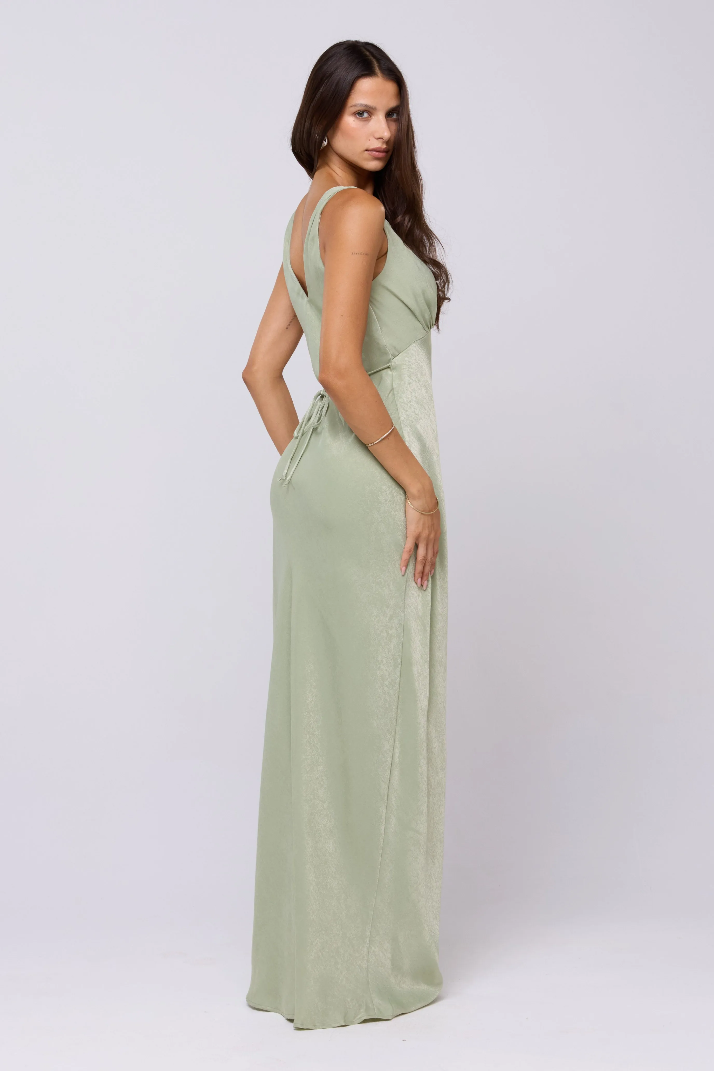 Violet Maxi in Sage Smart and Chic Balanced feel