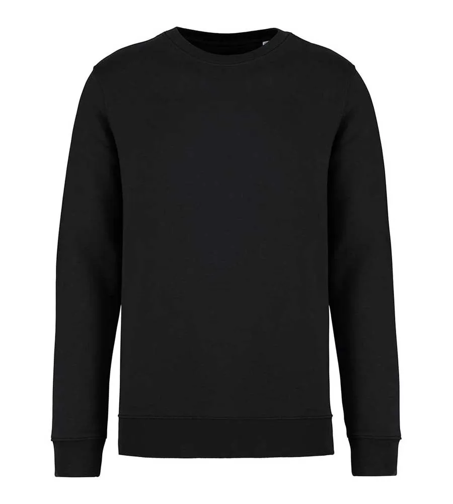 Minimal Fit Unisex Crew Neck Sweatshirt | BLACK