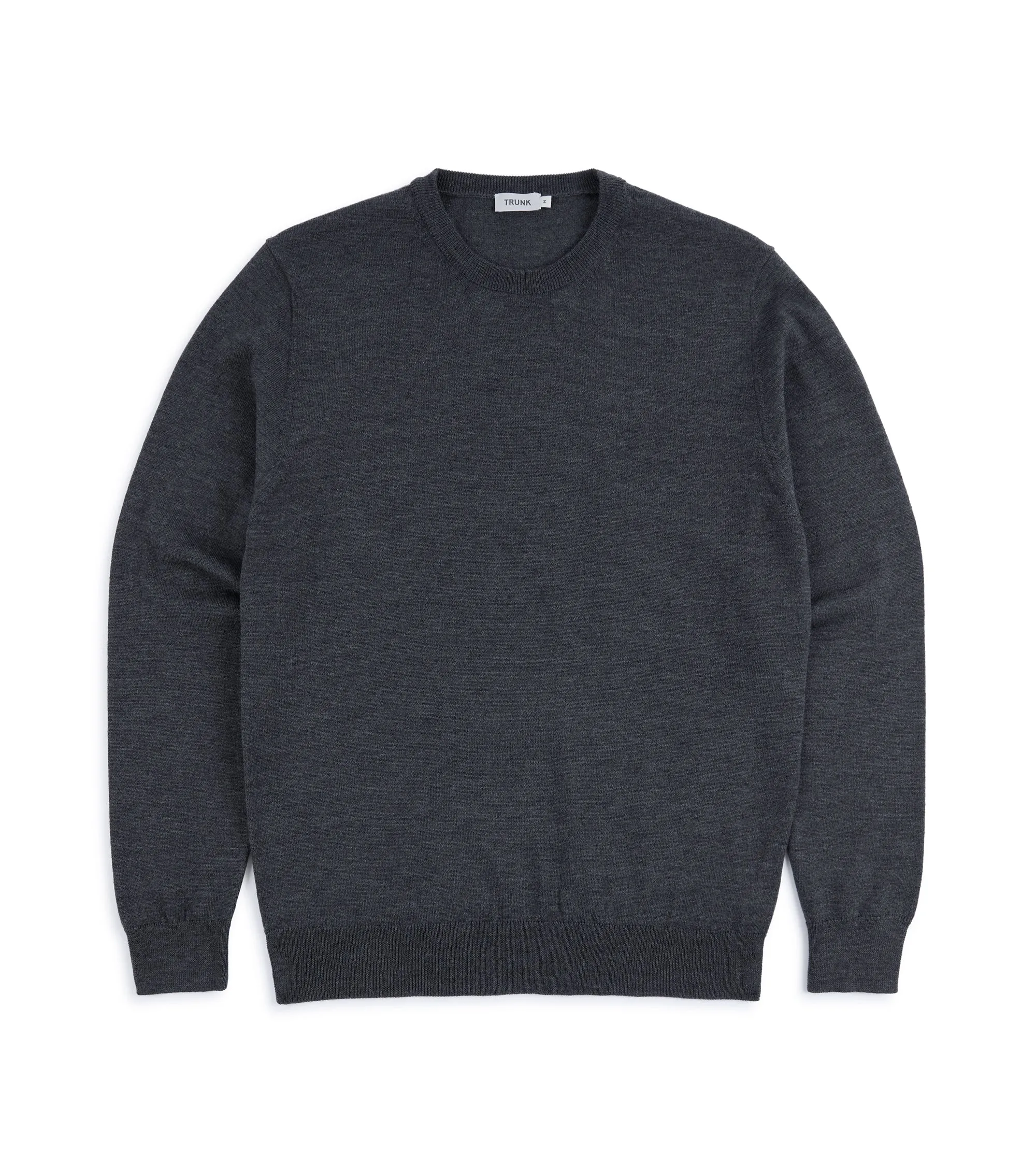 Multi-Purpose Wear Trunk Harley Merino Crew Neck Sweater: Dark Grey