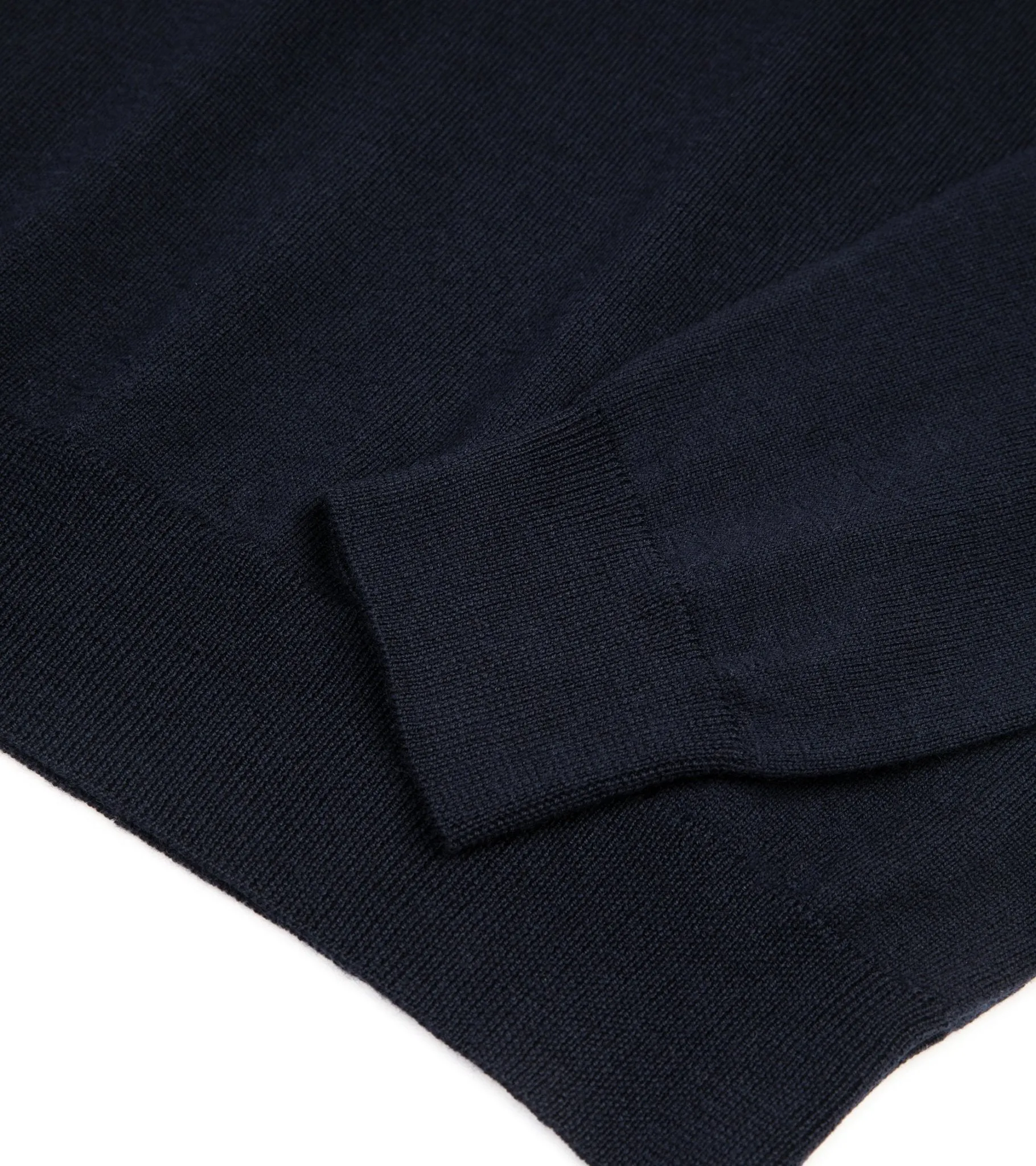 Trunk Harley Merino Crew Neck Sweater: Navy Sustainable production