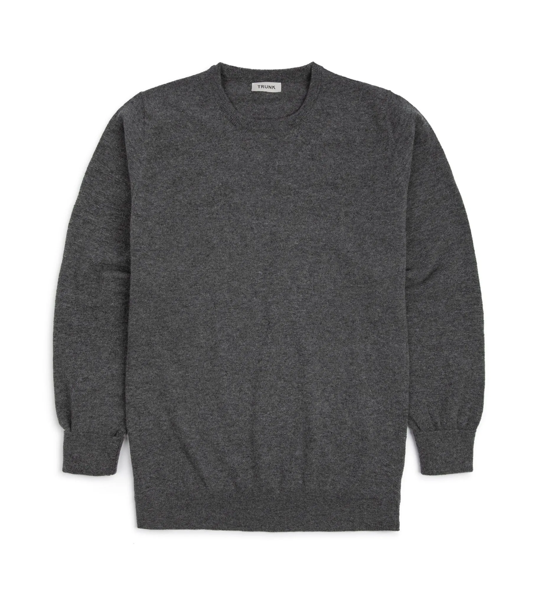 Trunk Walden Geelong Crew Neck Sweater: Grey Japan Neat LightweightDesign