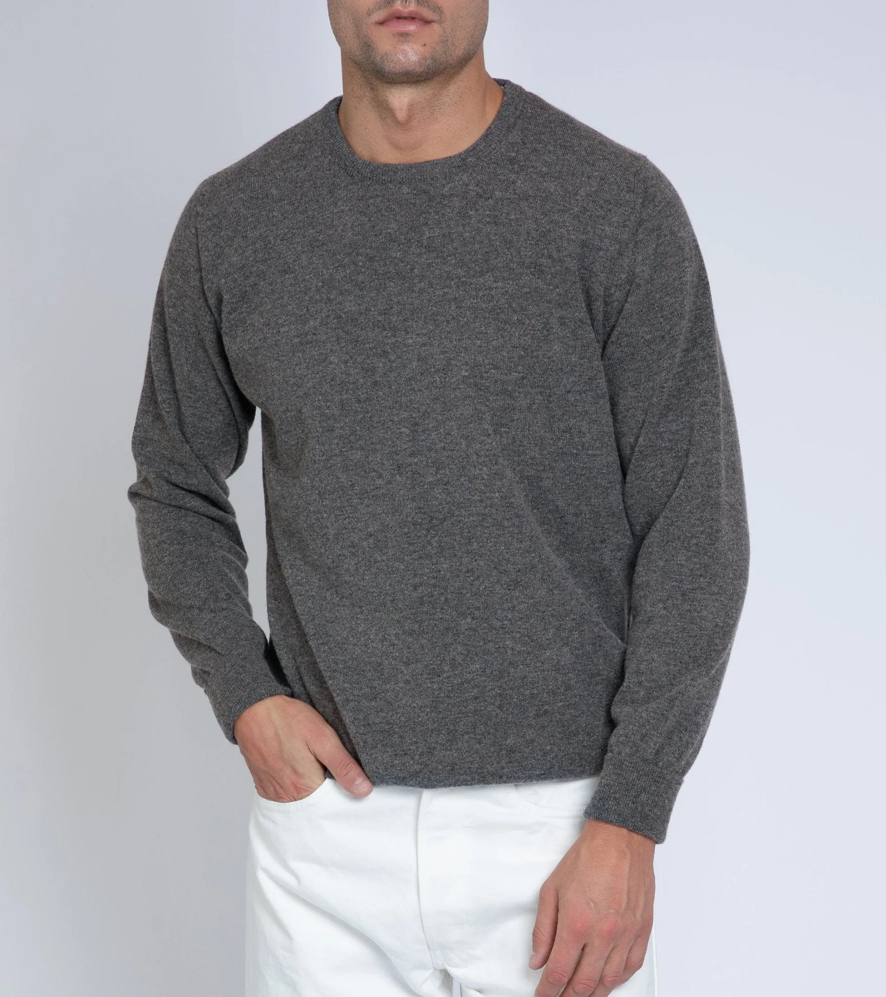 Repair Fit Trunk Walden Geelong Crew Neck Sweater: Grey