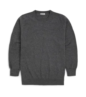 Trunk Walden Geelong Crew Neck Sweater: Grey Japan Neat LightweightDesign