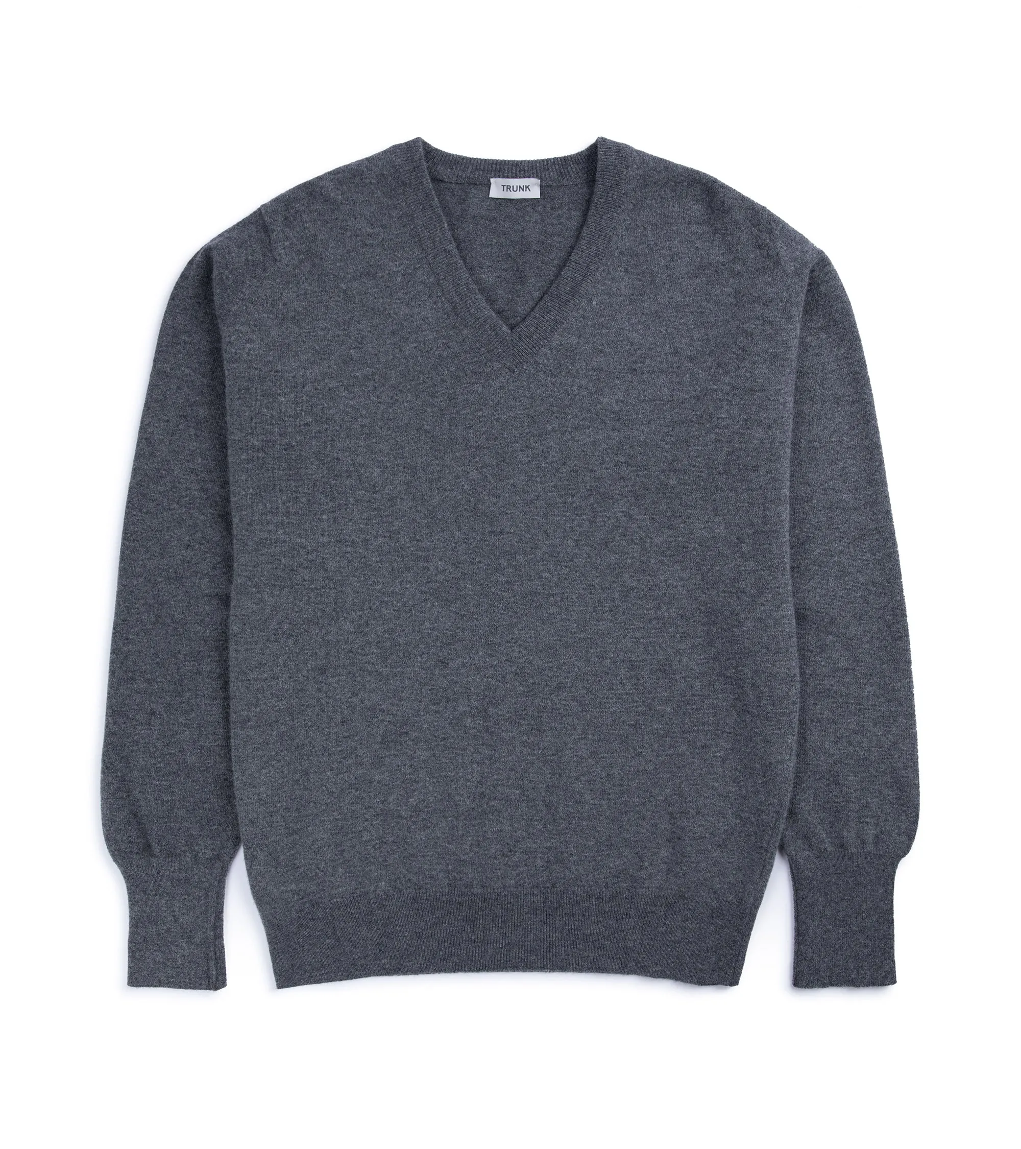 Trunk Walden Geelong V Neck Sweater: Grey Dance Flow Strong Glow