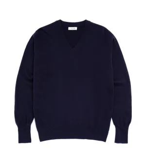 FadeResistant Trunk Walden Geelong V Neck Sweater: Navy