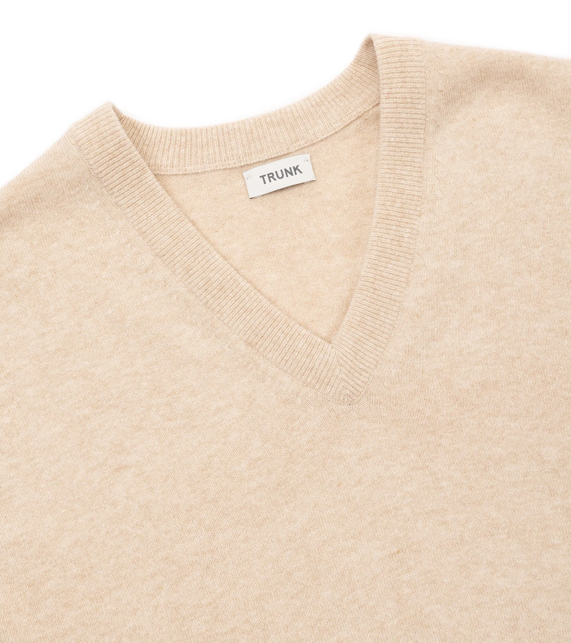 Soft Socks Trunk Walden Geelong V Neck Sweater: Oatmeal