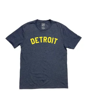 Ink Detroit - Classic Tri Blend T-Shirt - Maize & Blue Sporty essentials Premium Cotton