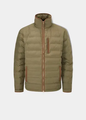 WindproofTechnology Notch Lapel Calsall Men's Jacket In Olive