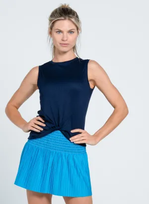 Versatile Layering Floral Print Twist Front Tank